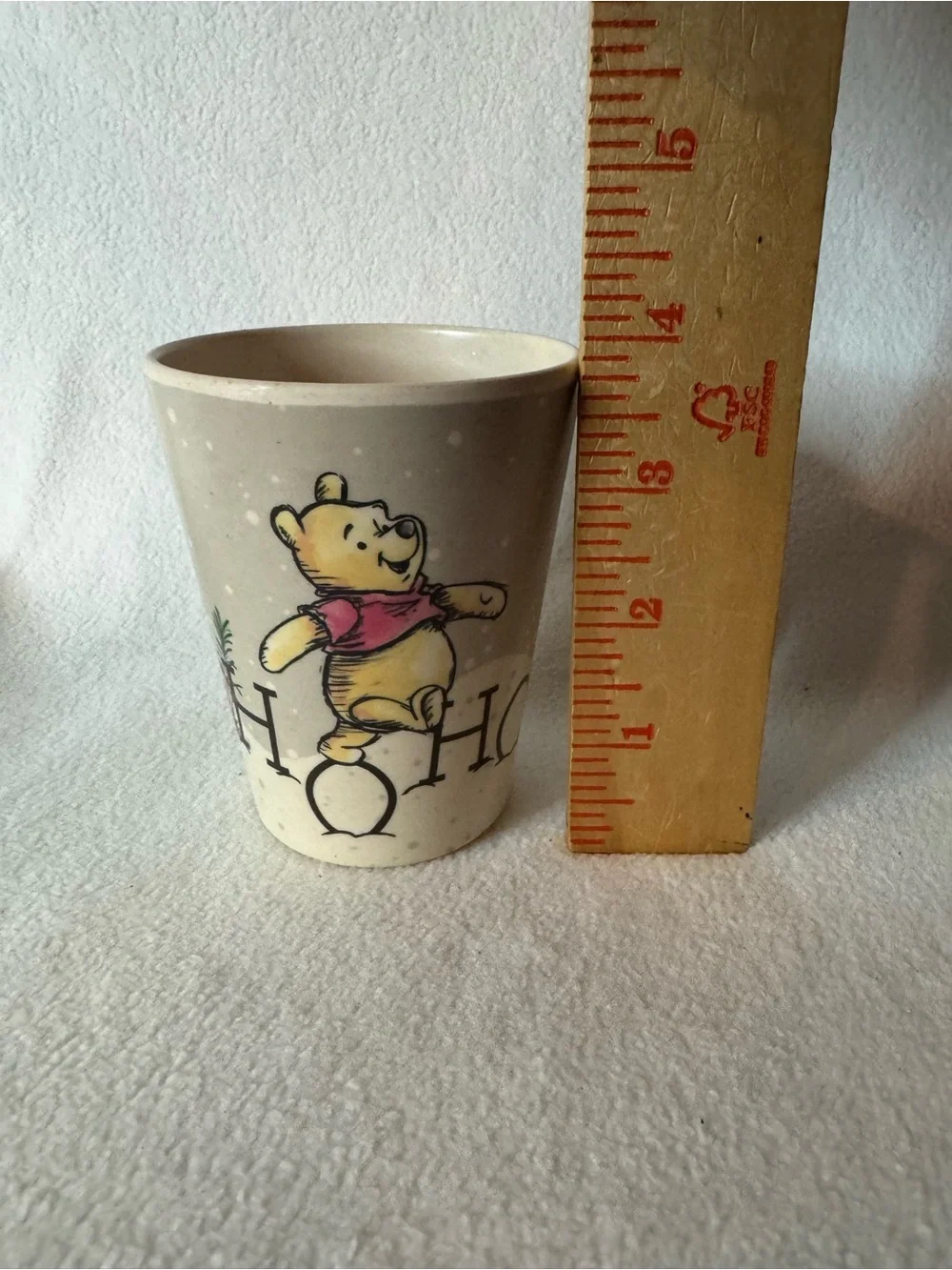 Disney Winnie the Pooh Christmas Melamine Kids Dinnerware Set Plate Bowl Cup